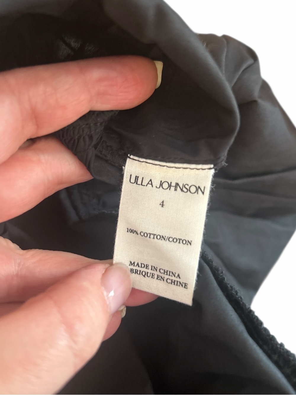 Ulla Johnson Lila Ruffled Mini Dress Noir Black - Picture 7 of 9